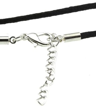 Silk Satin Cord Rope Necklace Chain with Hypoallergenic Clasp - 14" 16" 18" 20" 22" 24" 26" 28"